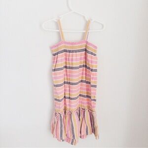 Striped Pink and Yellow Sundress
